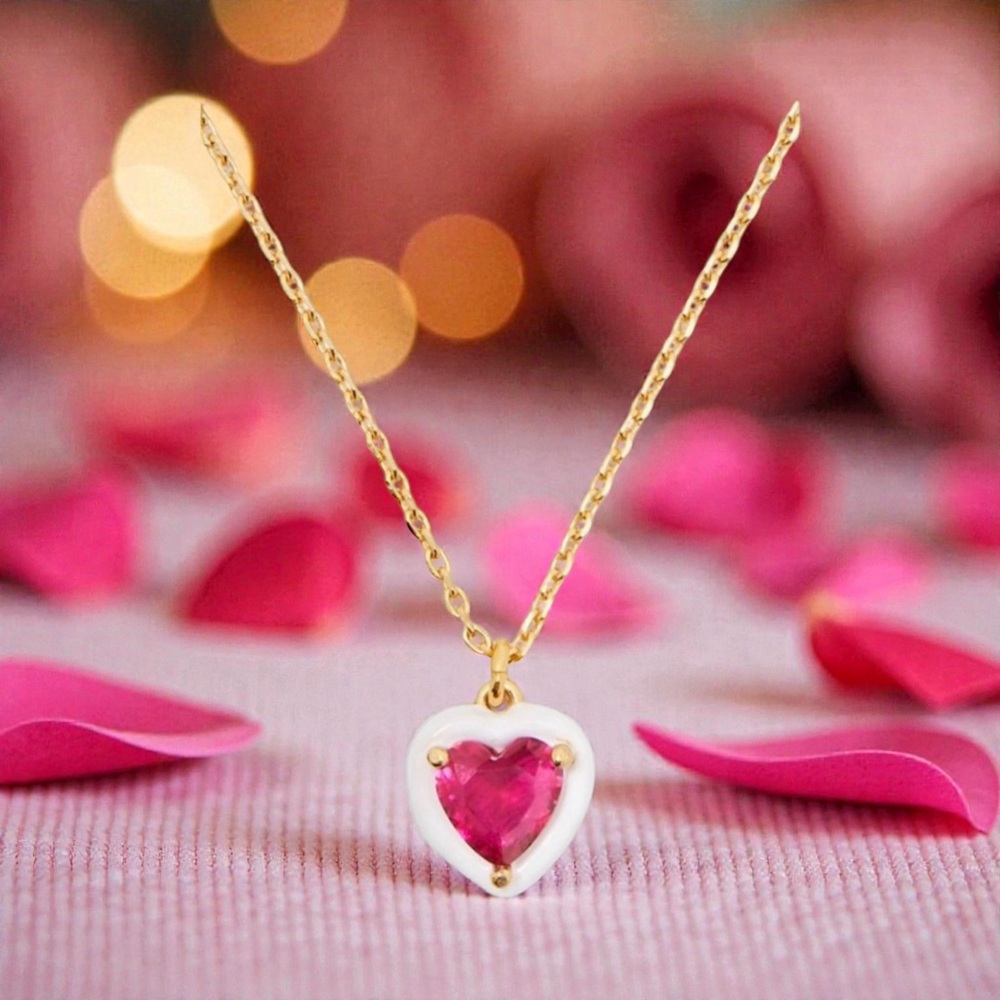 KATE SPADE SWEET HEART NECKLACE PENDANT NWT